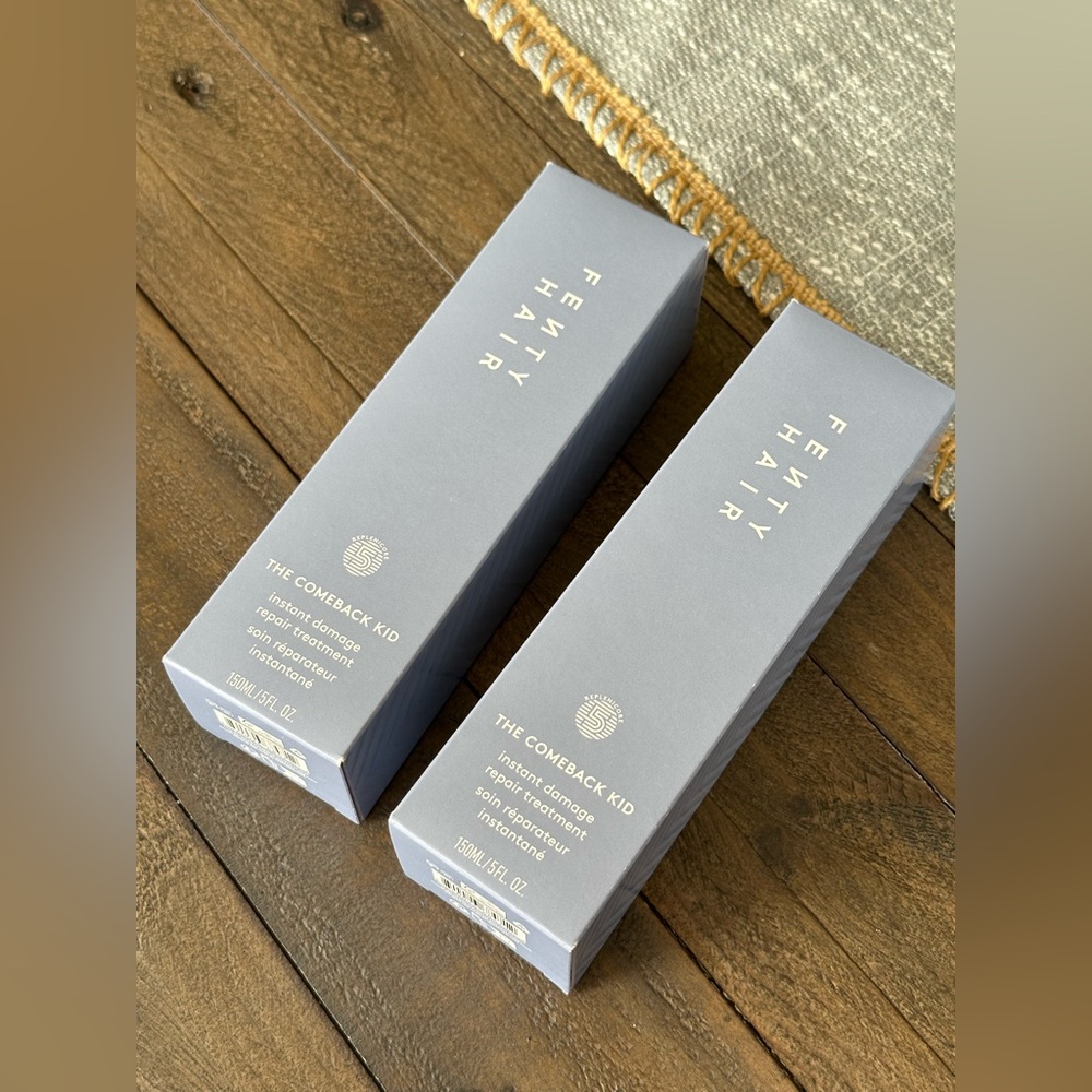 2 BRAND NEW! FENTY BEAUTY The Comeback Kid Instant Damage Repair Hair Treatments